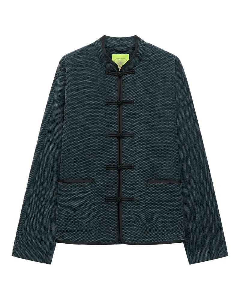 Shanghai Tang Tang frog-fastening jacket - Grün Grün