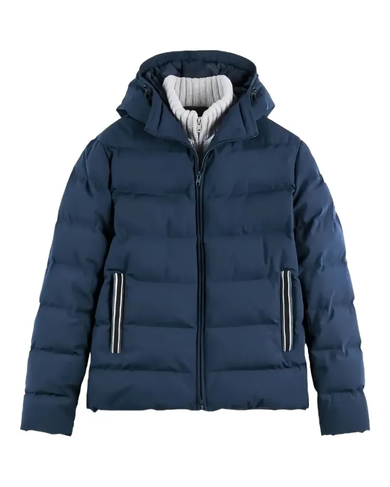 Fay double-front down jacket - Blau Blau