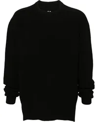 Rick Owens Pullover in Fischerstrick Schwarz