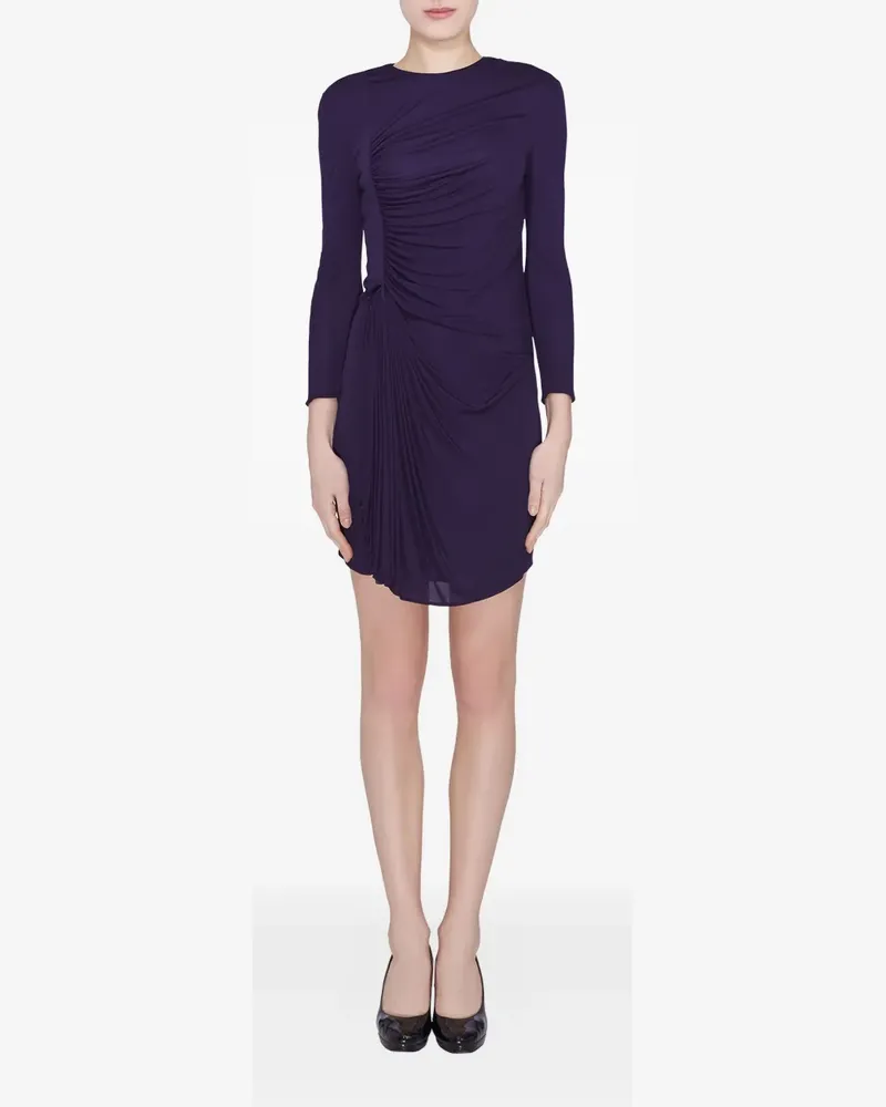 3.1 phillip lim Pre-owned Minikleid mit Drapierung - Violett Violett