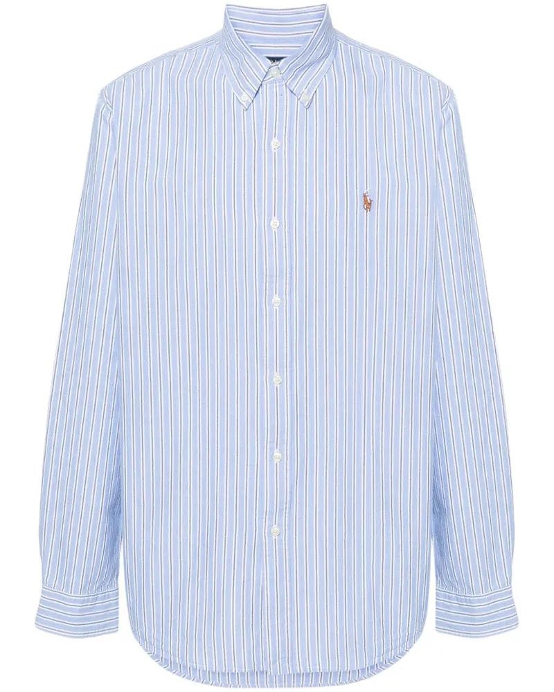 Ralph Lauren Gestreiftes Hemd - Blau Blau