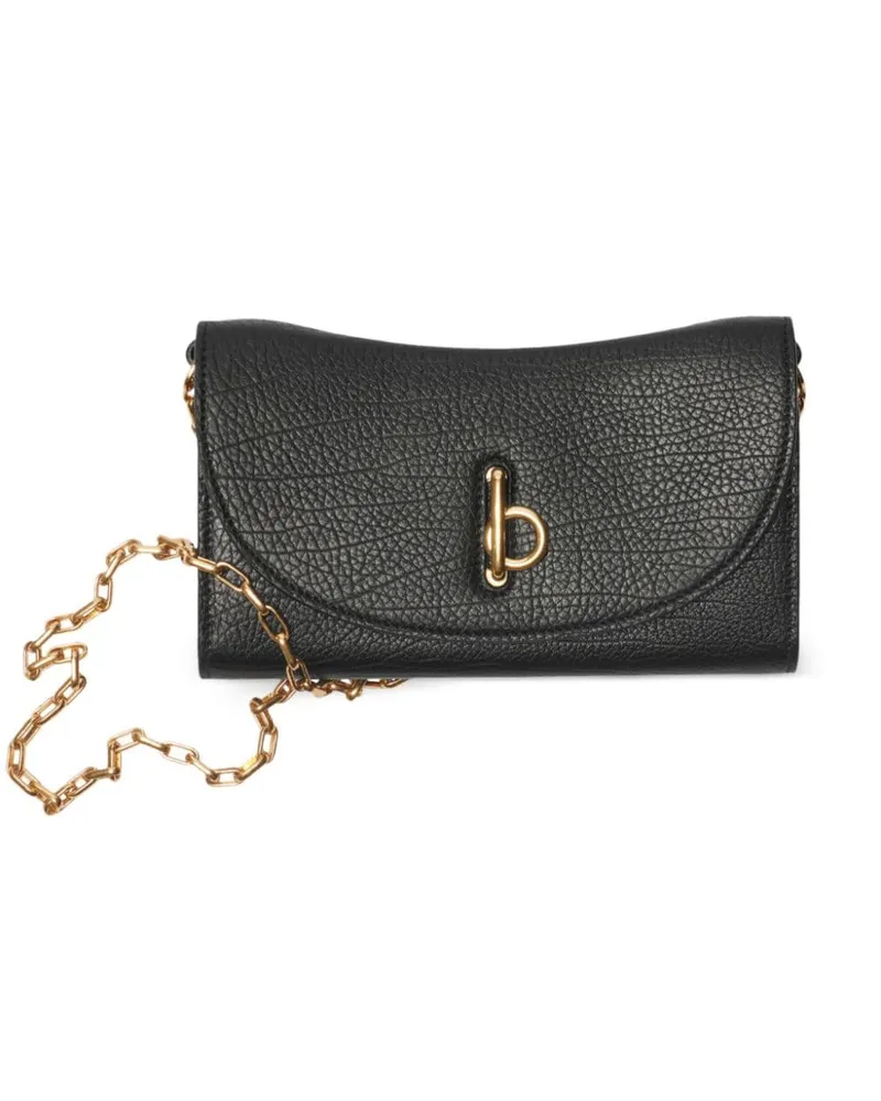 Burberry Rocking Horse Portemonnaie mit Kette - Schwarz Schwarz