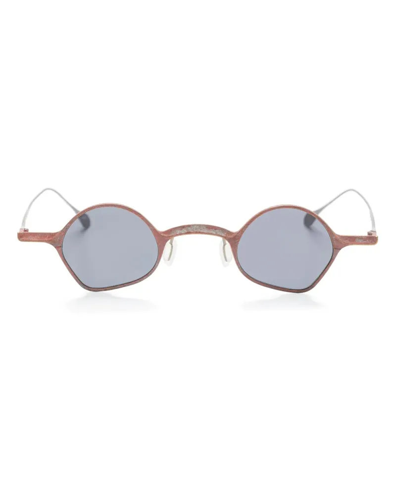 RIGARDS Sonnenbrille mit geometrischem Gestell - Grau Grau