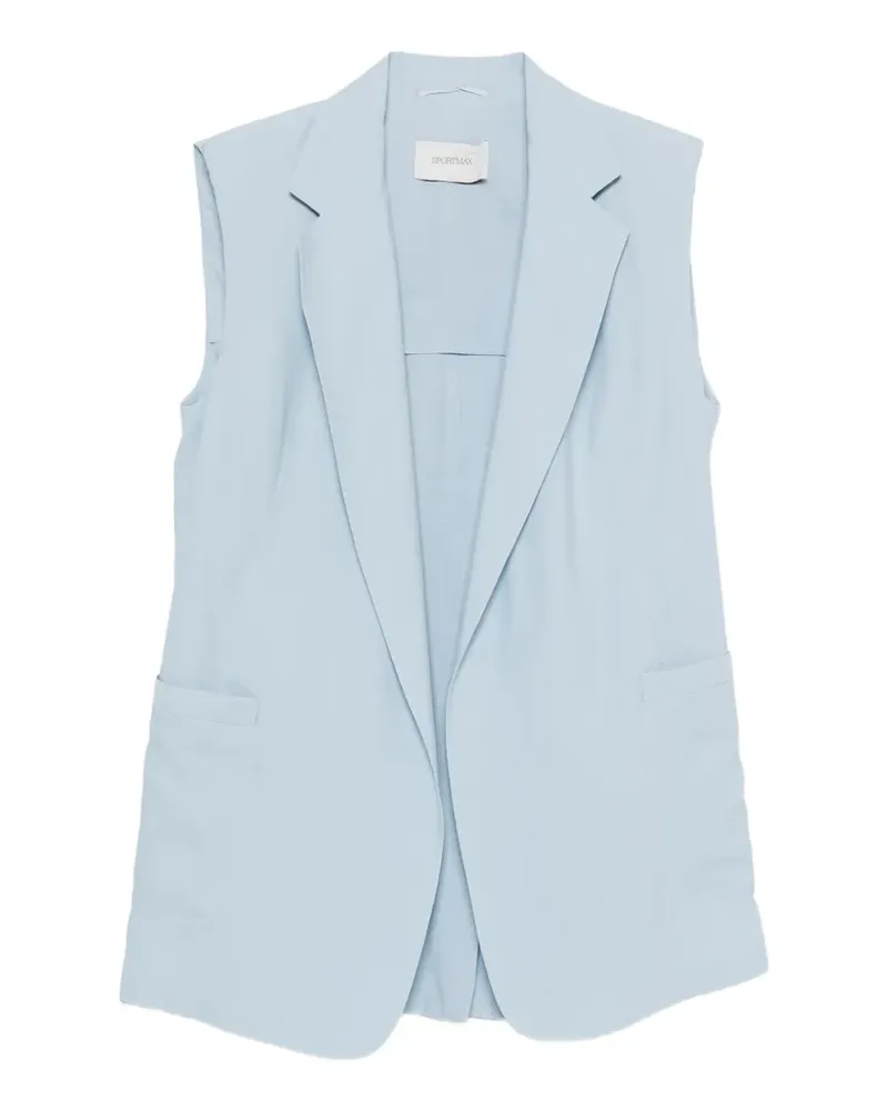 SPORTMAX Spxmaggio oversized gilet - Blau Blau