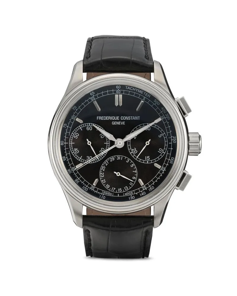 Frédérique Constant Flyback Chronograph Manufacture 42mm - Grau Grau