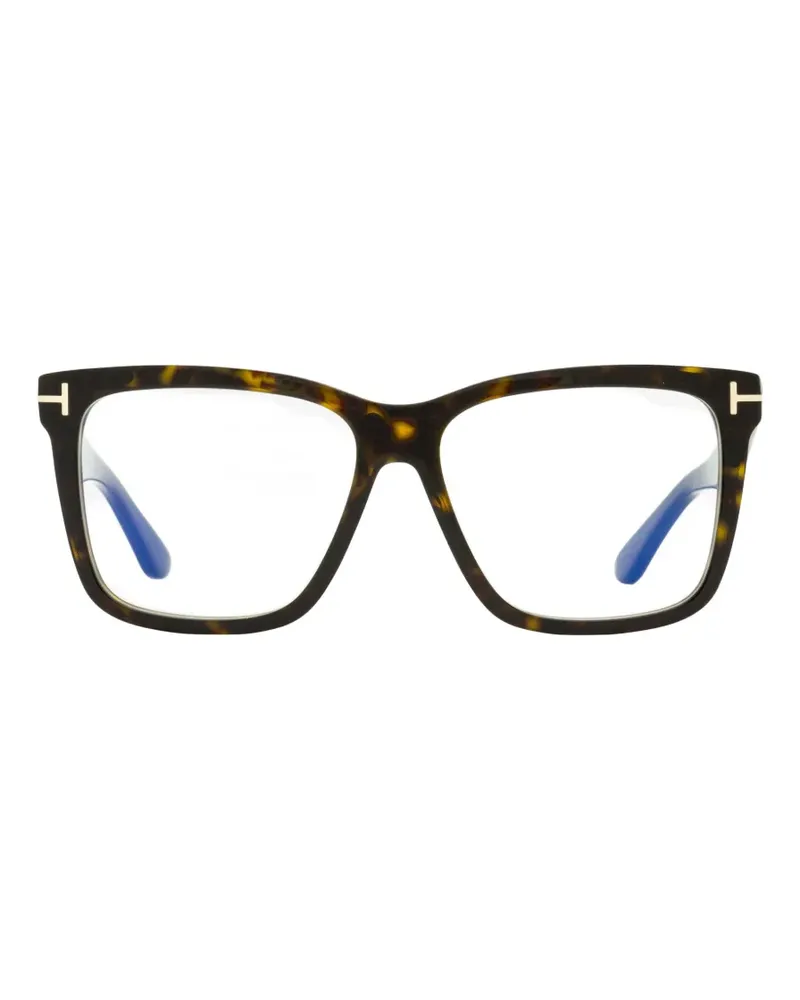 Tom Ford clip-on square-frame glasses - Braun Braun