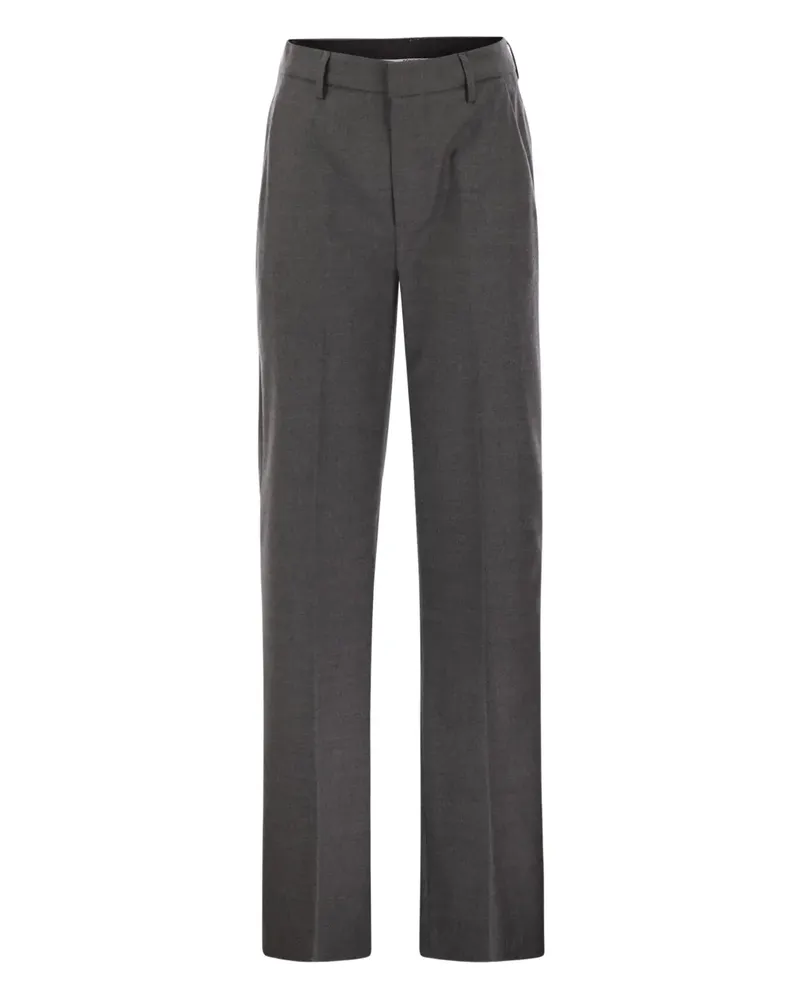Dondup Hose mit Logo - Grau Grau