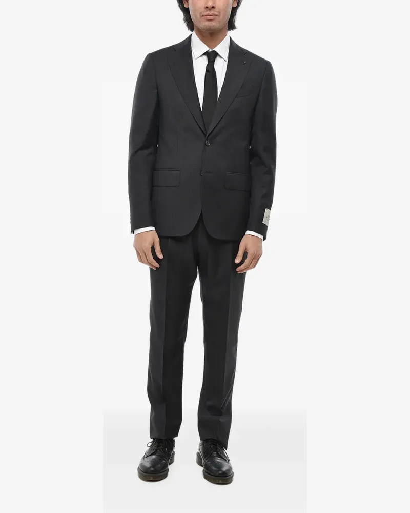 Corneliani Anzug mit District Check - Grau Grau