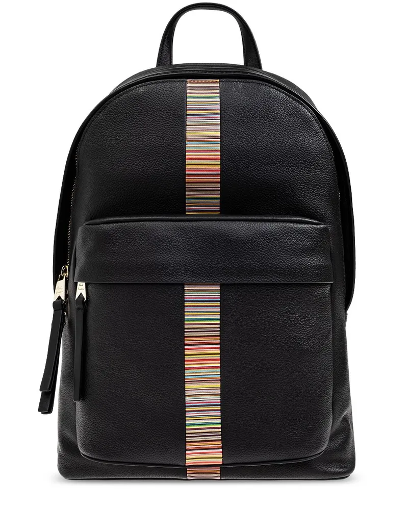 Paul Smith Rucksack mit Streifen - Schwarz Schwarz