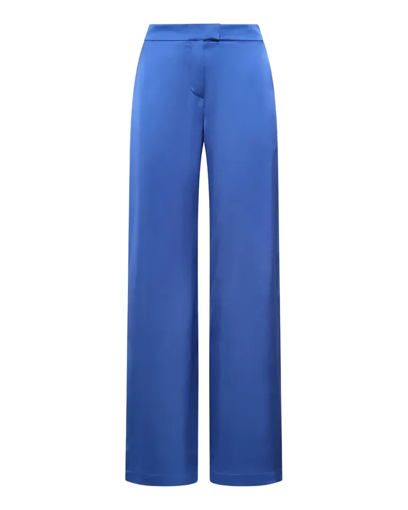 Maliparmi satin straight-leg trousers - Blau Blau