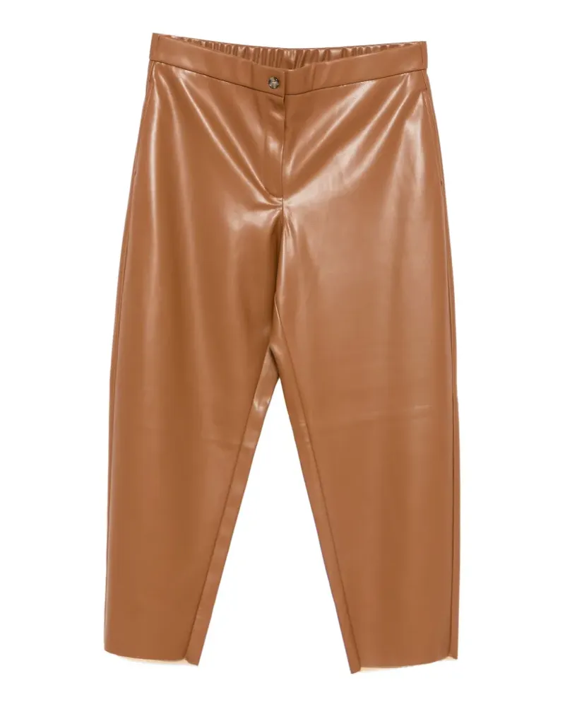 Marina Rinaldi Pagina Cropped-Hose mit Stretchbund - Braun Braun