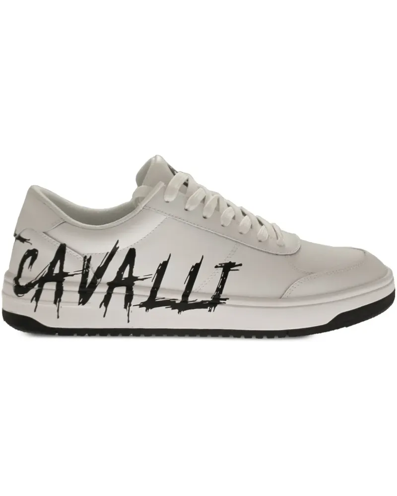 Just Cavalli Sneakers mit Logo-Print - Weiß Weiß