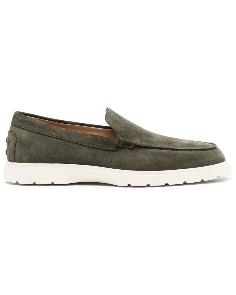 TOD'S Loafer aus Wildleder - Grün Grün