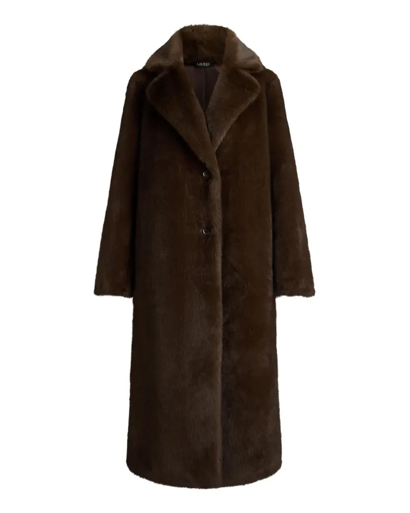 Ralph Lauren Mantel aus Faux Fur - Braun Braun