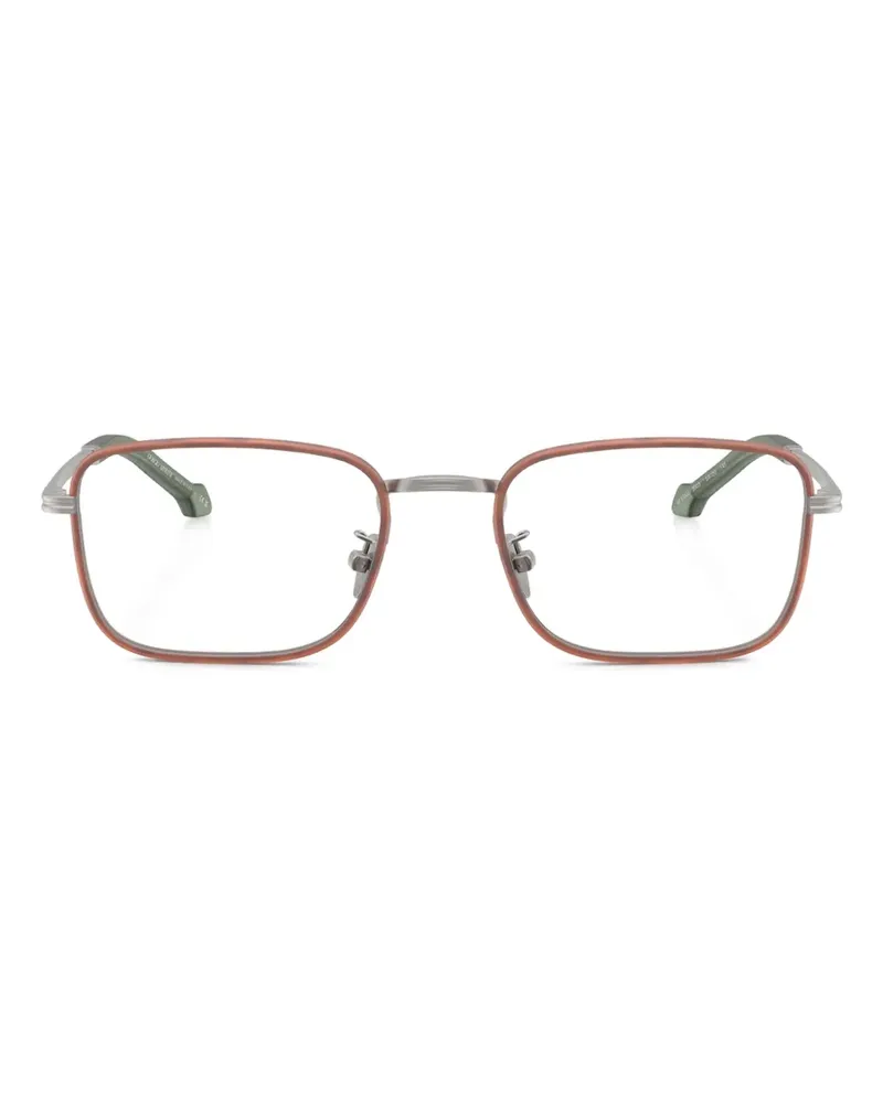 Giorgio Armani Brille mit eckigem Gestell - Grau Grau