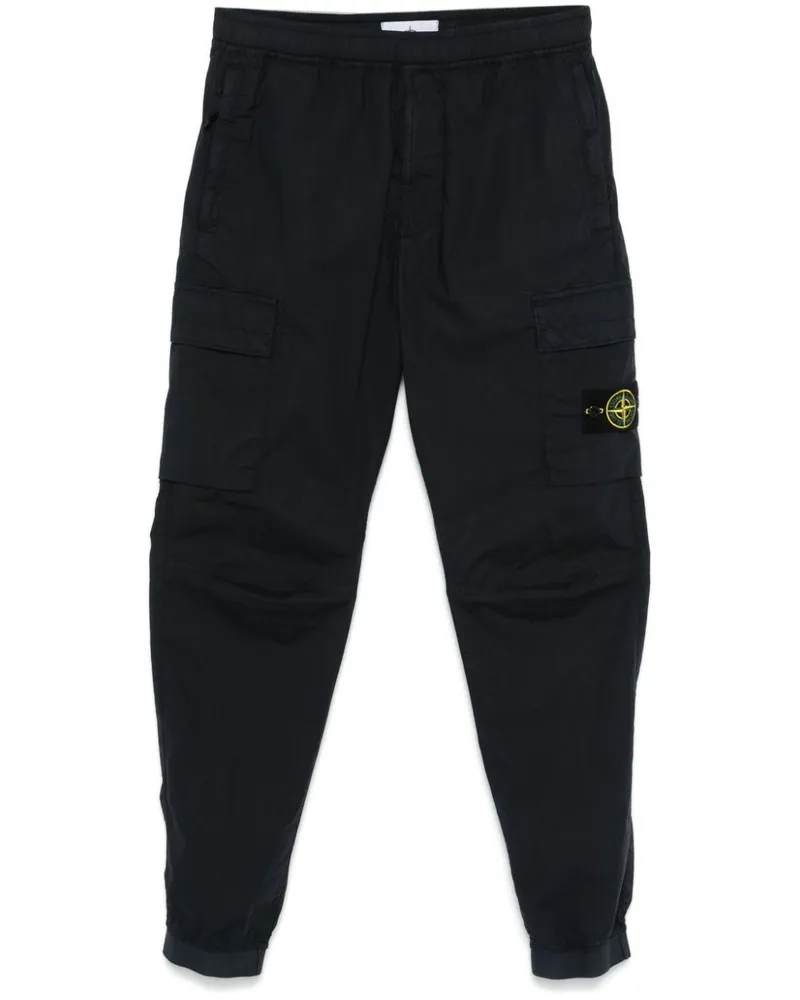 Stone Island Jogginghose mit aufgesetzten Taschen - Blau Blau