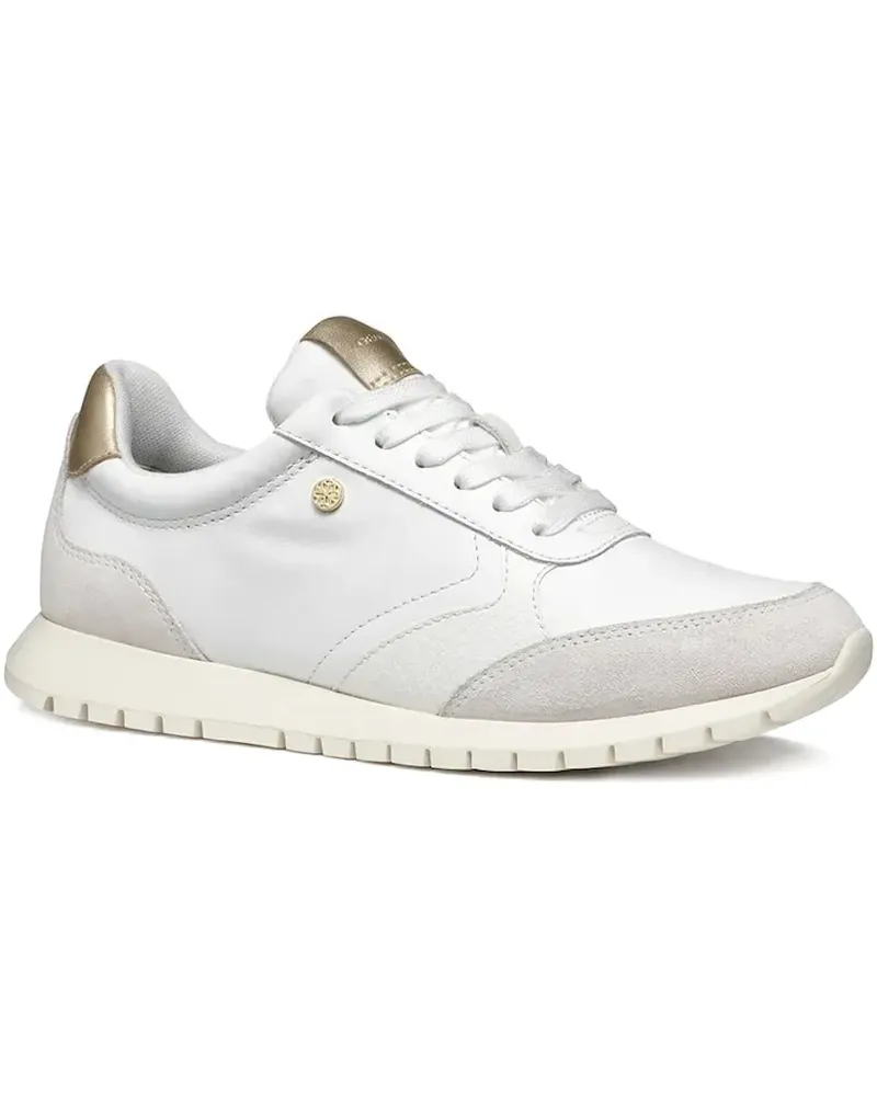 Geox Sukie 2.0 Sneakers aus Wildleder - Weiß Weiß