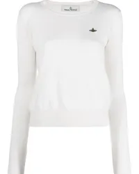 Vivienne Westwood Pullover mit Logo-Stickerei Nude