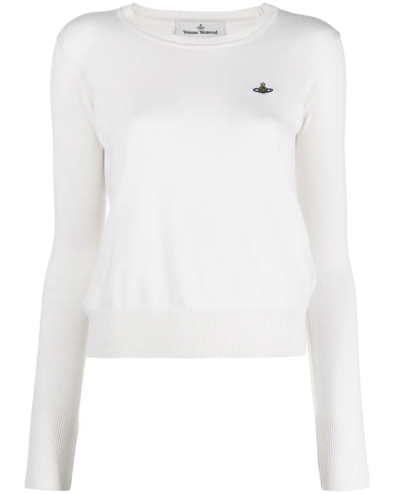 Vivienne Westwood Pullover mit Logo-Stickerei - Nude Nude
