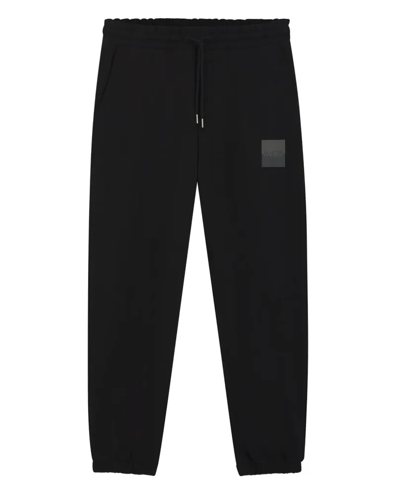 HUGO BOSS Jogginghose mit Logo-Patch - Schwarz Schwarz