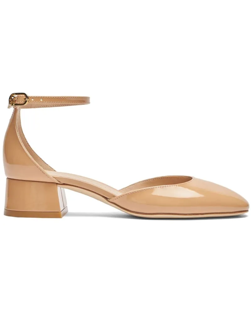 Stuart Weitzman Pumps aus Lackleder 35mm - Braun Braun