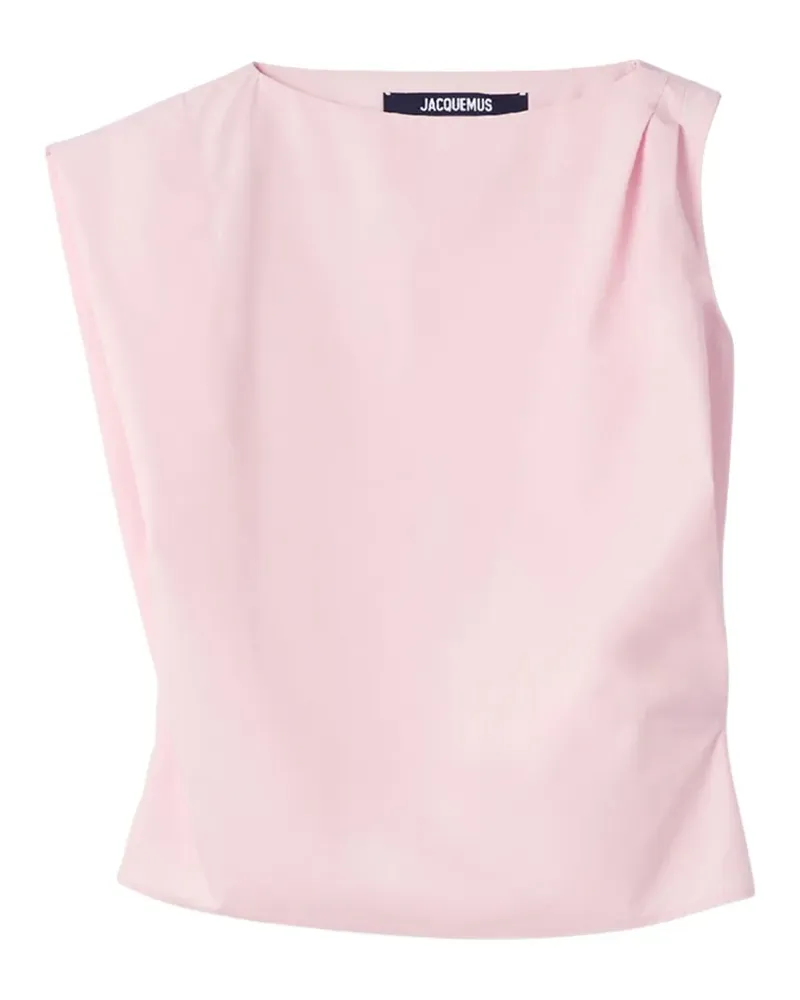 Jacquemus Asymmetrisches The Drap Oberteil - Rosa Rosa