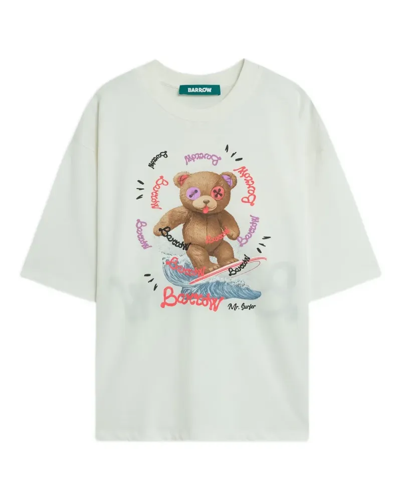 BARROW T-Shirt mit grafischem Print - Weiß Weiß