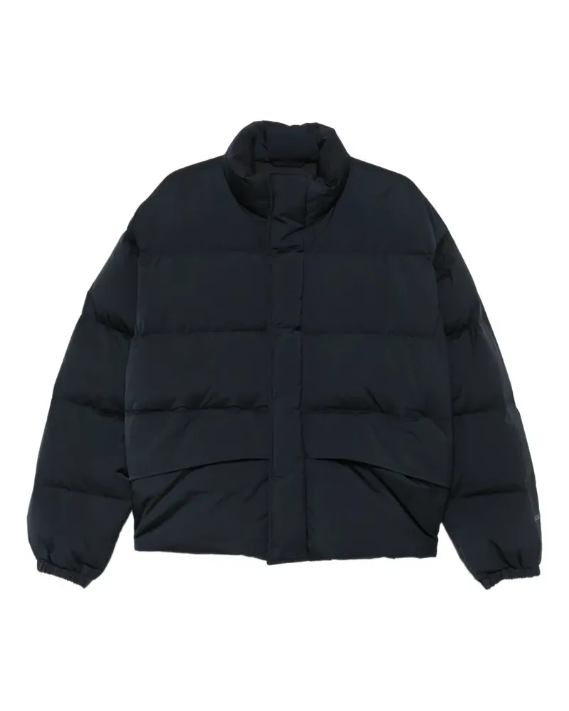 Jil Sander Gefütterte Jacke mit Stehkragen - Blau Blau