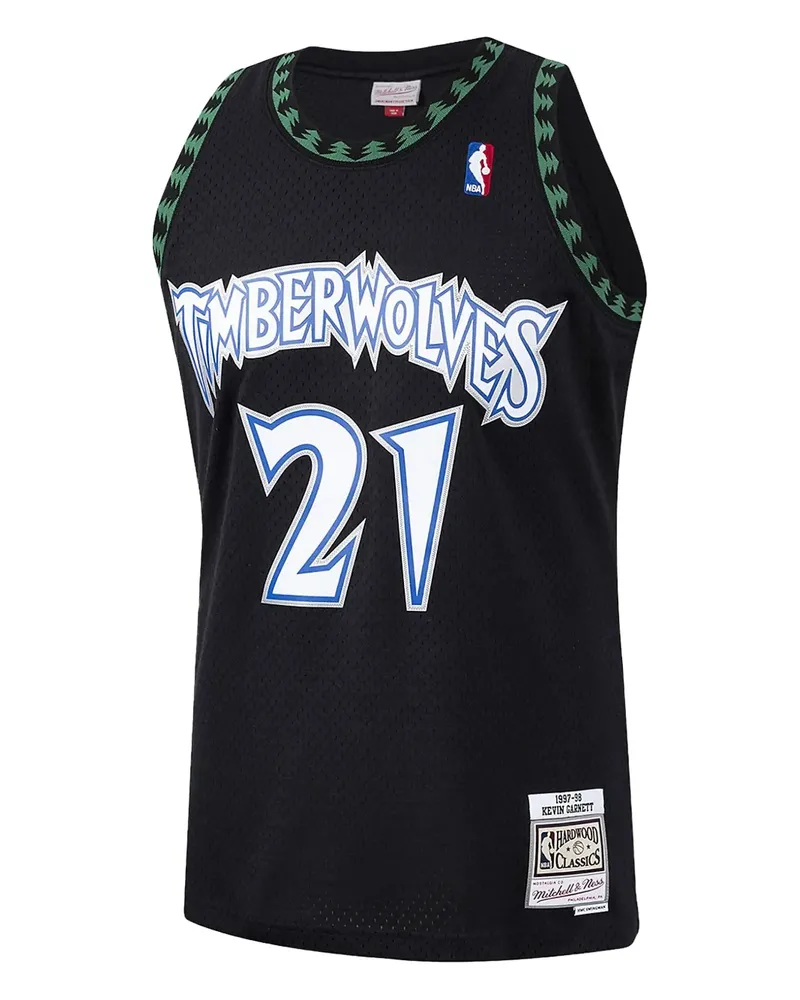 Mitchell & Ness x NBA Swingman "Minnesota Timberwolves Alternate Kevin Garnett" Tanktop - Schwarz Schwarz