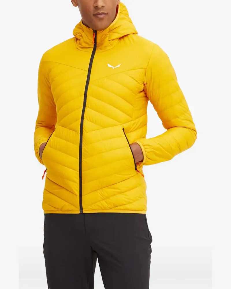 Salewa Brenta hooded quilted jacket - Gelb Gelb