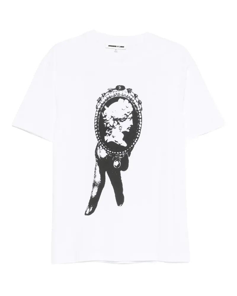 McQ T-Shirt mit grafischem Print - Weiß Weiß