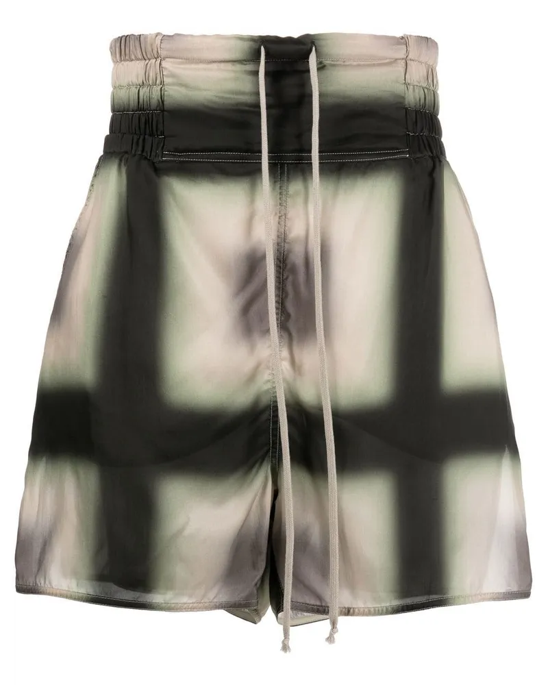 Rick Owens Badeshorts mit geometrischem Print - Nude Nude