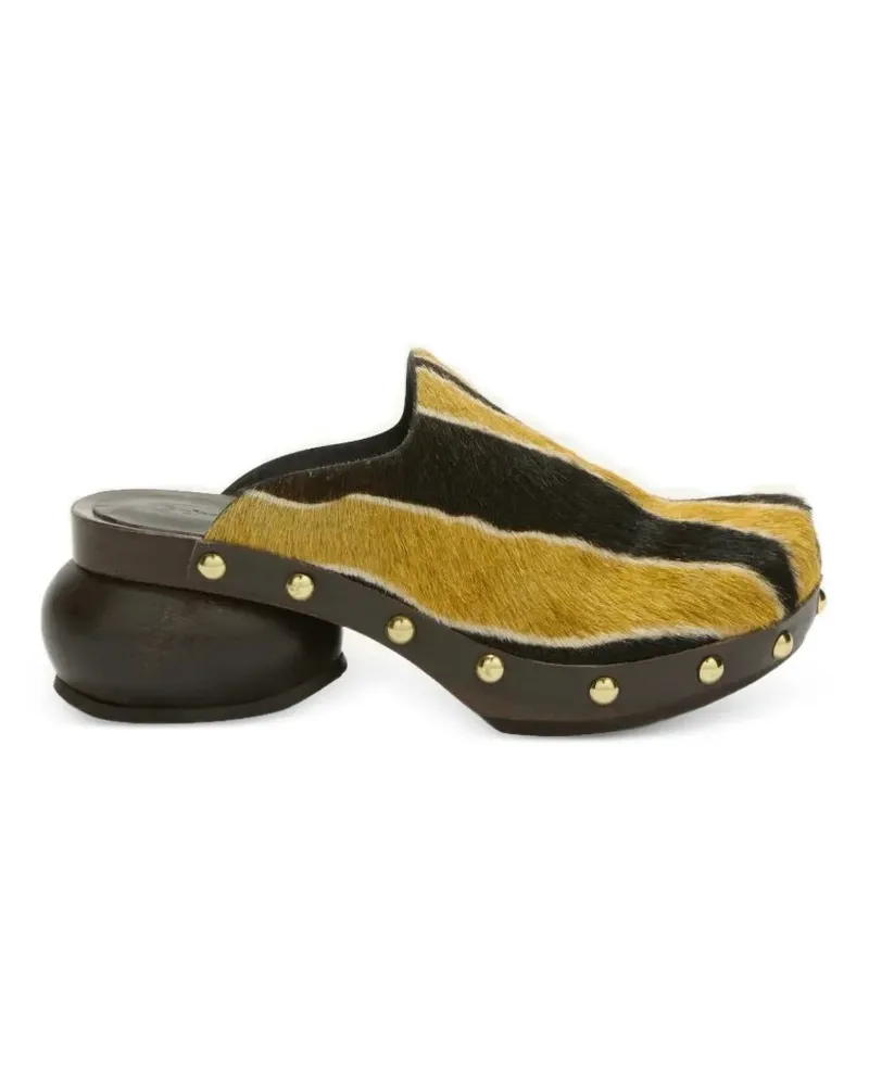 Scholl Pescura Jolene pony-hair clogs - Gelb Gelb