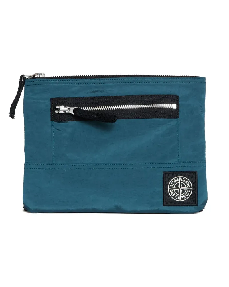 Stone Island Econyl® Clutch - Blau Blau