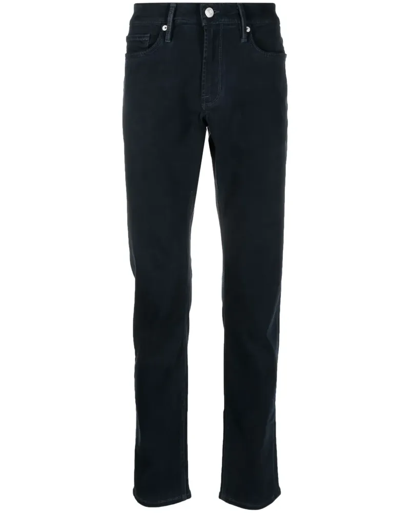 Frame Denim Tief sitzende L'Homme Slim-Fit-Jeans - Blau Blau