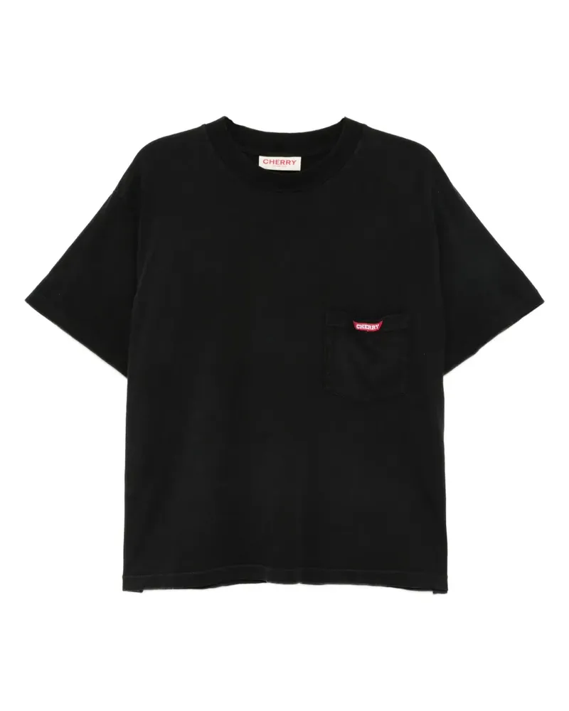 CHERRY LA Pico Rivera T-Shirt mit Tasche - Schwarz Schwarz