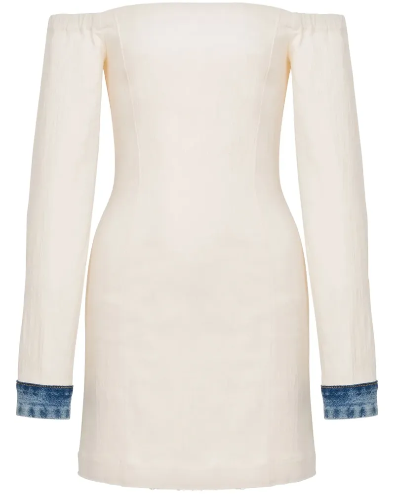 Moschino Schulterfreies Midikleid - Nude Nude