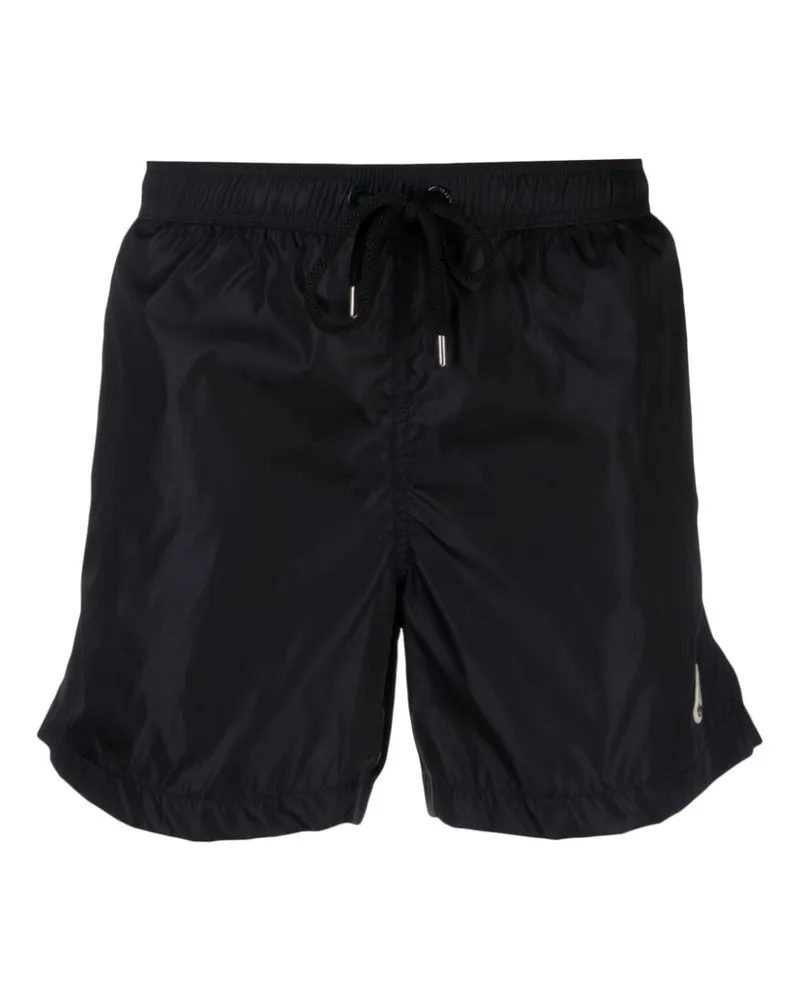 Moncler Badeshorts mit Logo-Patch - Blau Blau