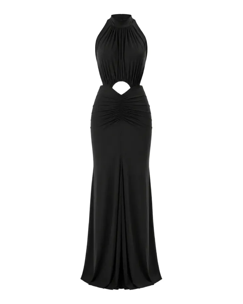 Amazuìn Mina cut-out ruched maxi dress - Schwarz Schwarz