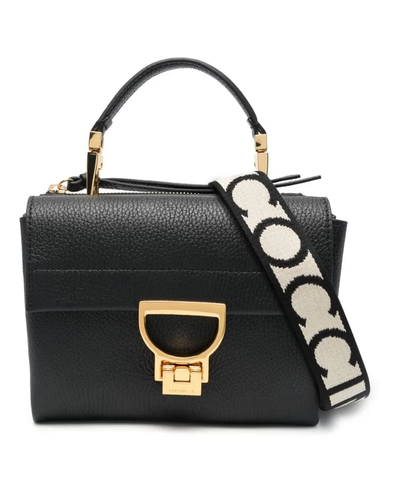 Coccinelle Kleine Arlettis Signature Tote Bag - Schwarz Schwarz