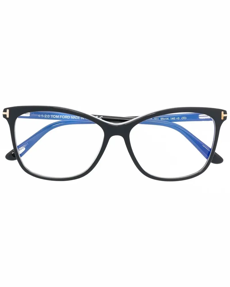 Tom Ford Sonnenbrille mit Clipverschluss - Schwarz Schwarz
