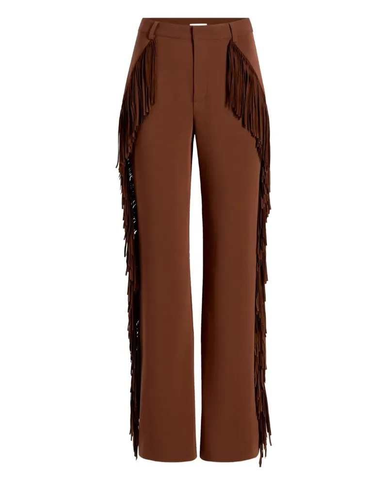 Cinq à Sept Keo Hose mit Fransen - Braun Braun