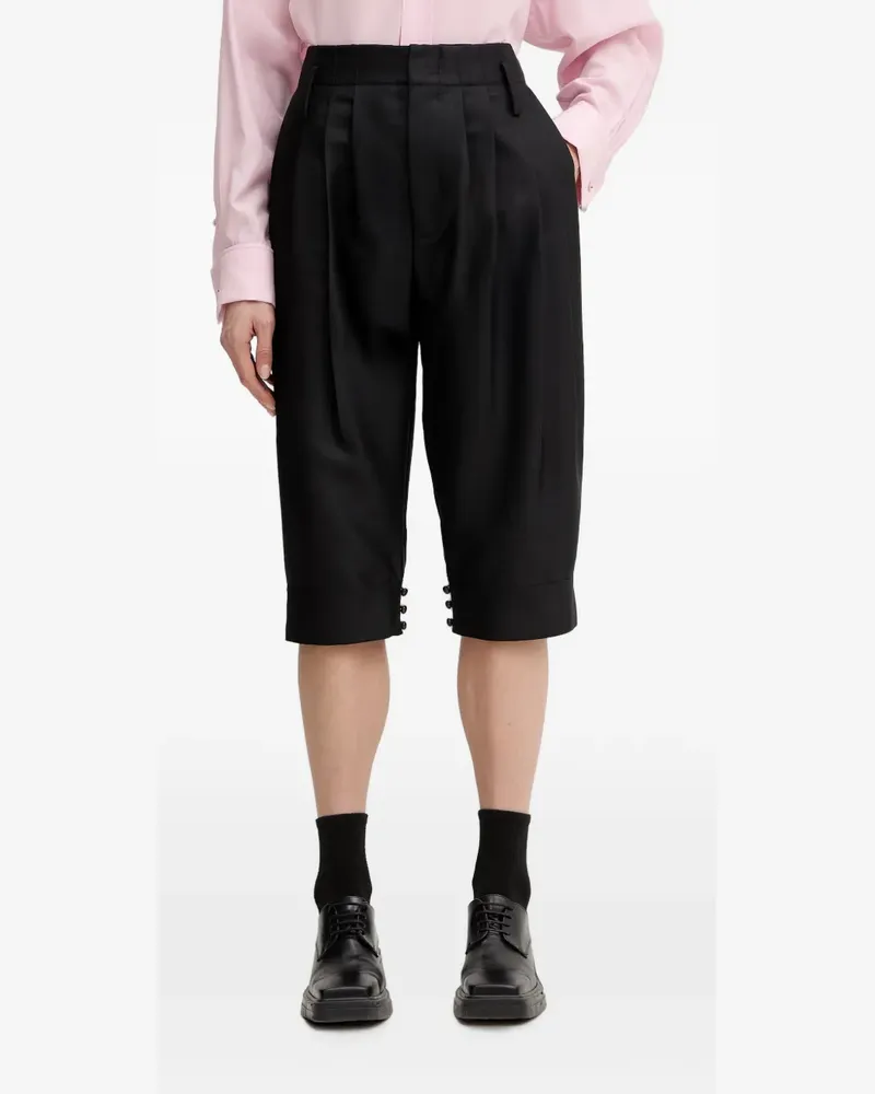 Kenzo Shorts mit Falten - Schwarz Schwarz