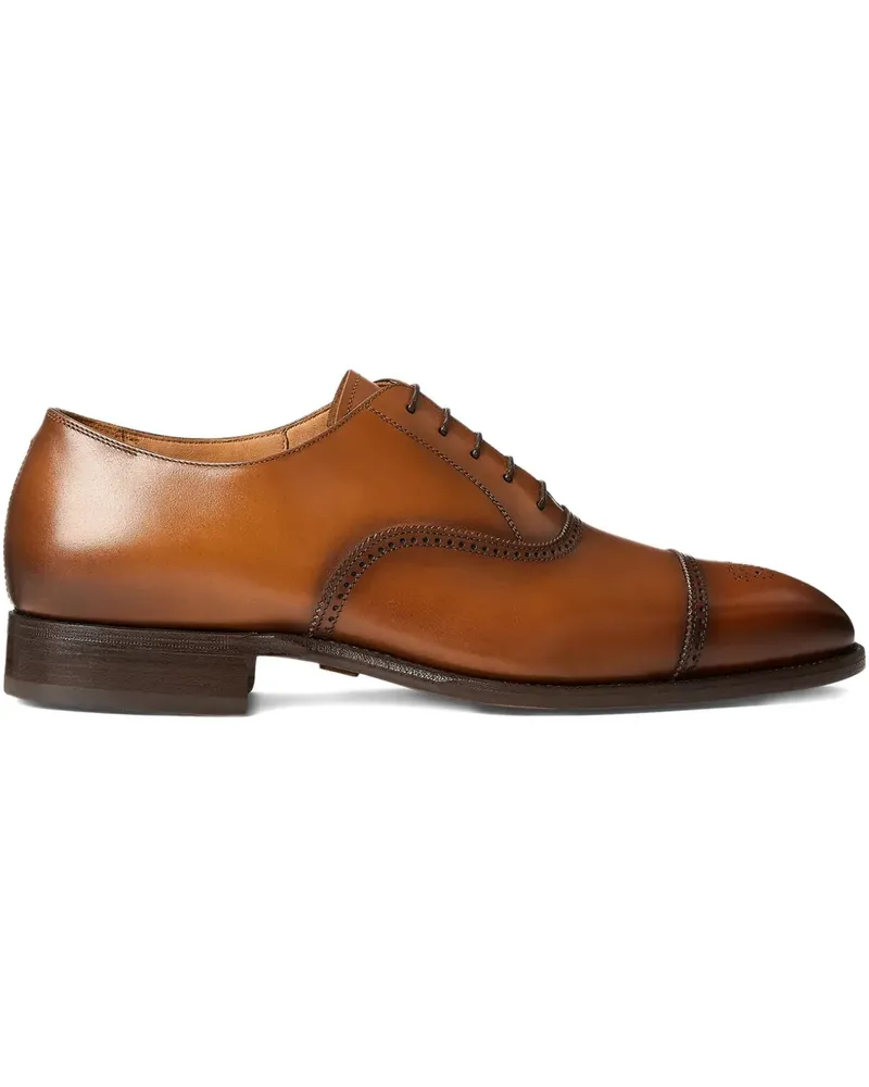 Ralph Lauren cap-toe Oxford shoes - Braun Braun