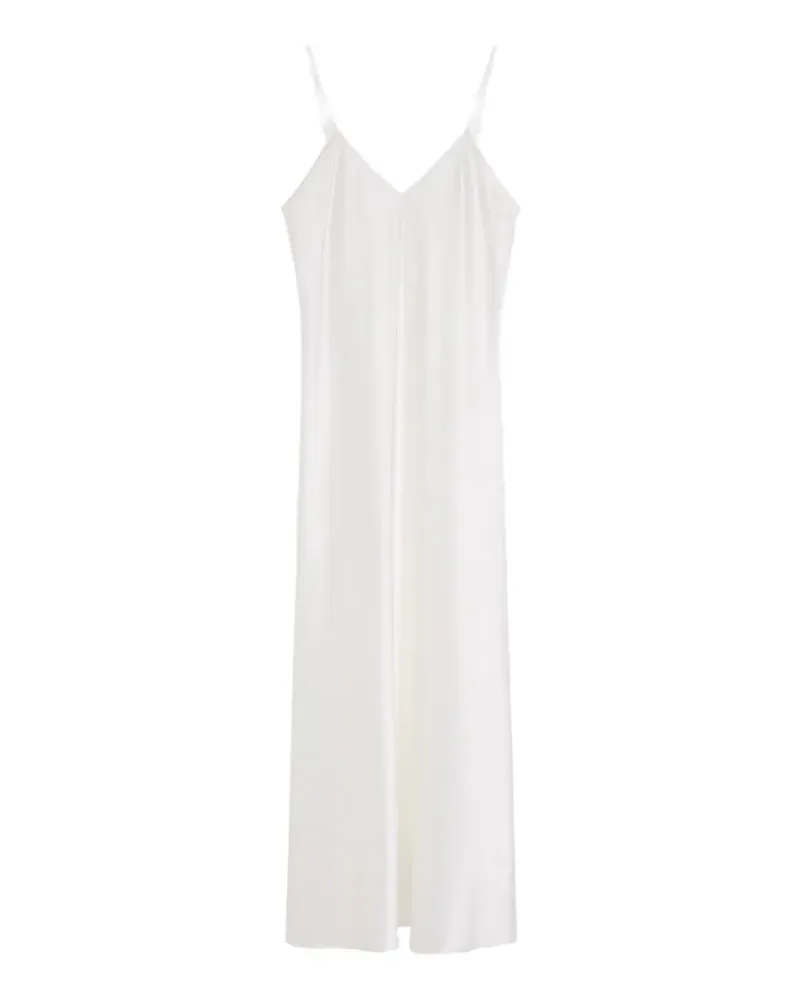 BONDI BORN Como bias-cut slip maxi dress - Weiß Weiß