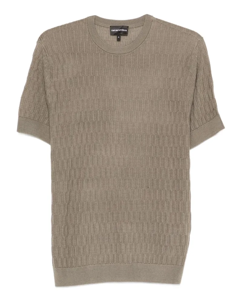 Emporio Armani T-Shirt mit rundem Ausschnitt - Grün Grün