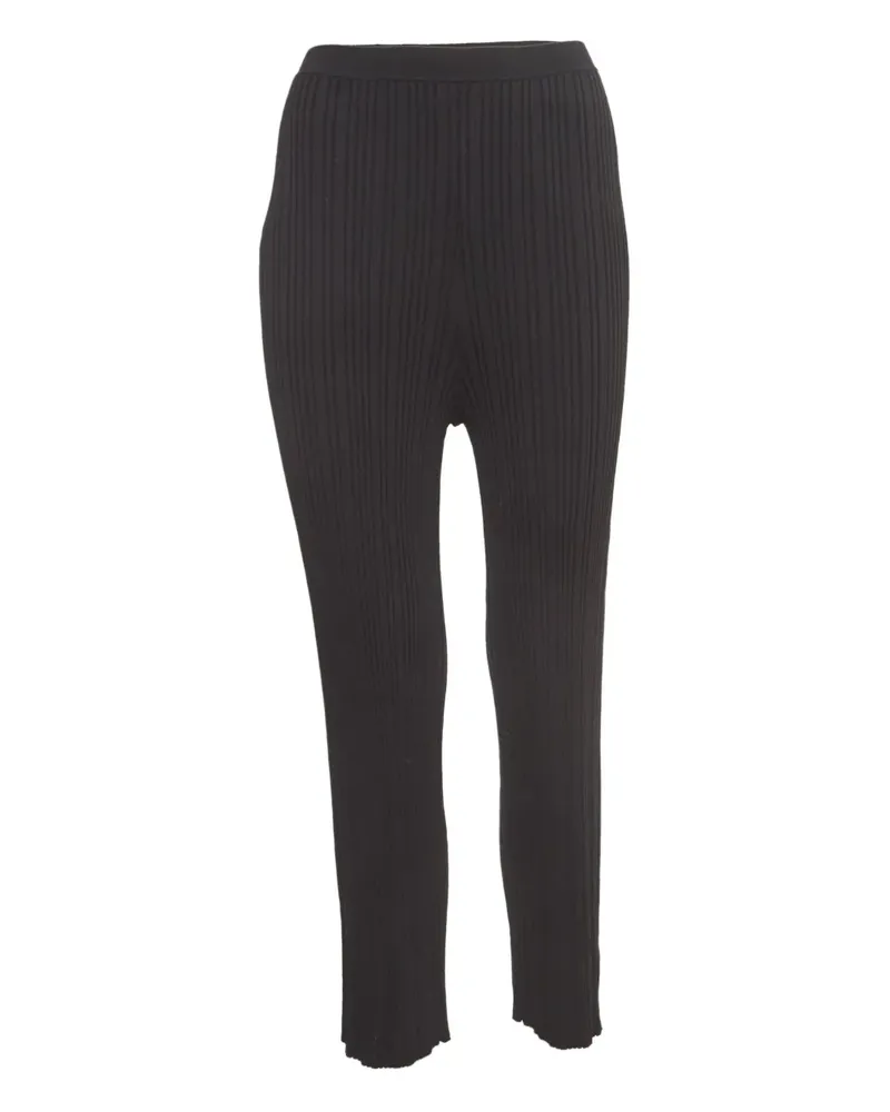 Dion Lee Gerippte Hose - Schwarz Schwarz