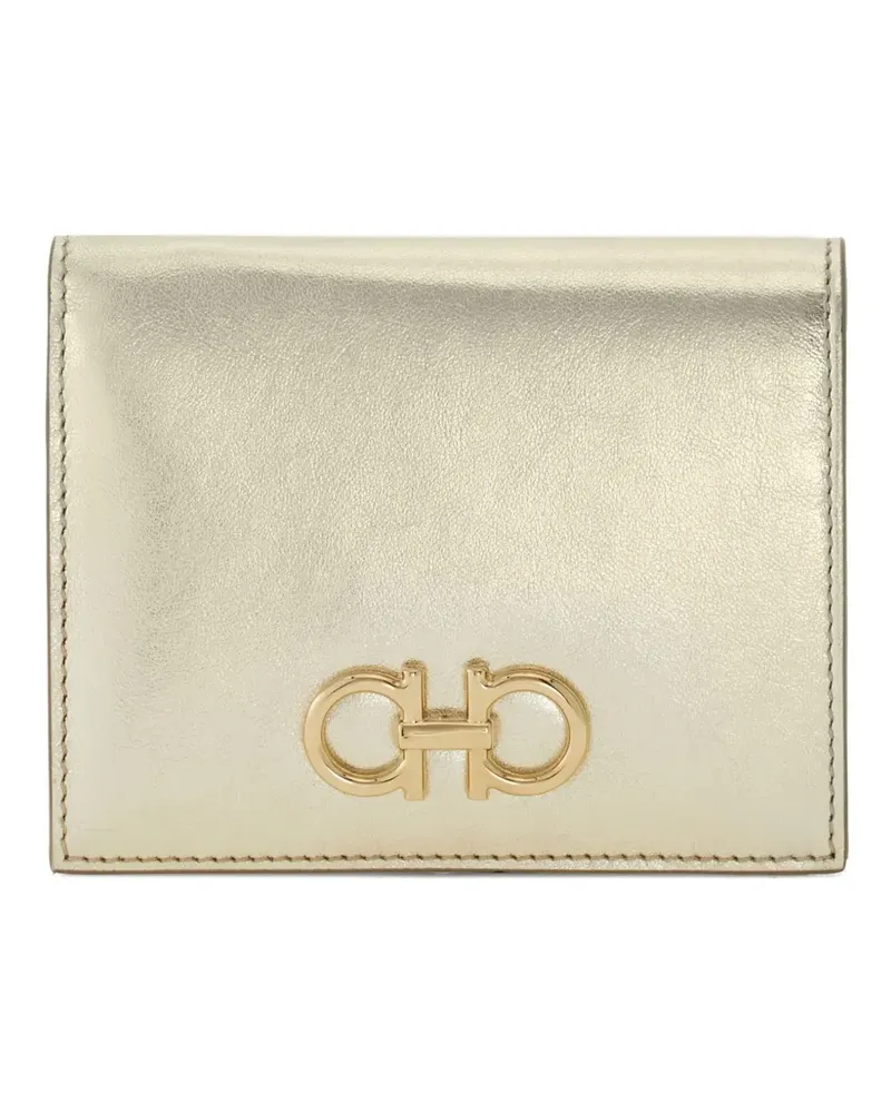 Ferragamo Portemonnaie mit Gancini-Schnalle - Gold Gold