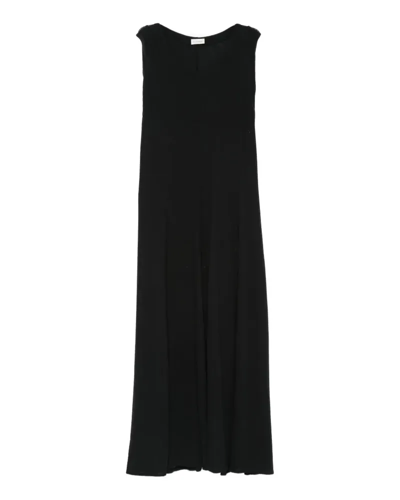 By Malene Birger Ärmelloses Eliya Maxikleid - Schwarz Schwarz