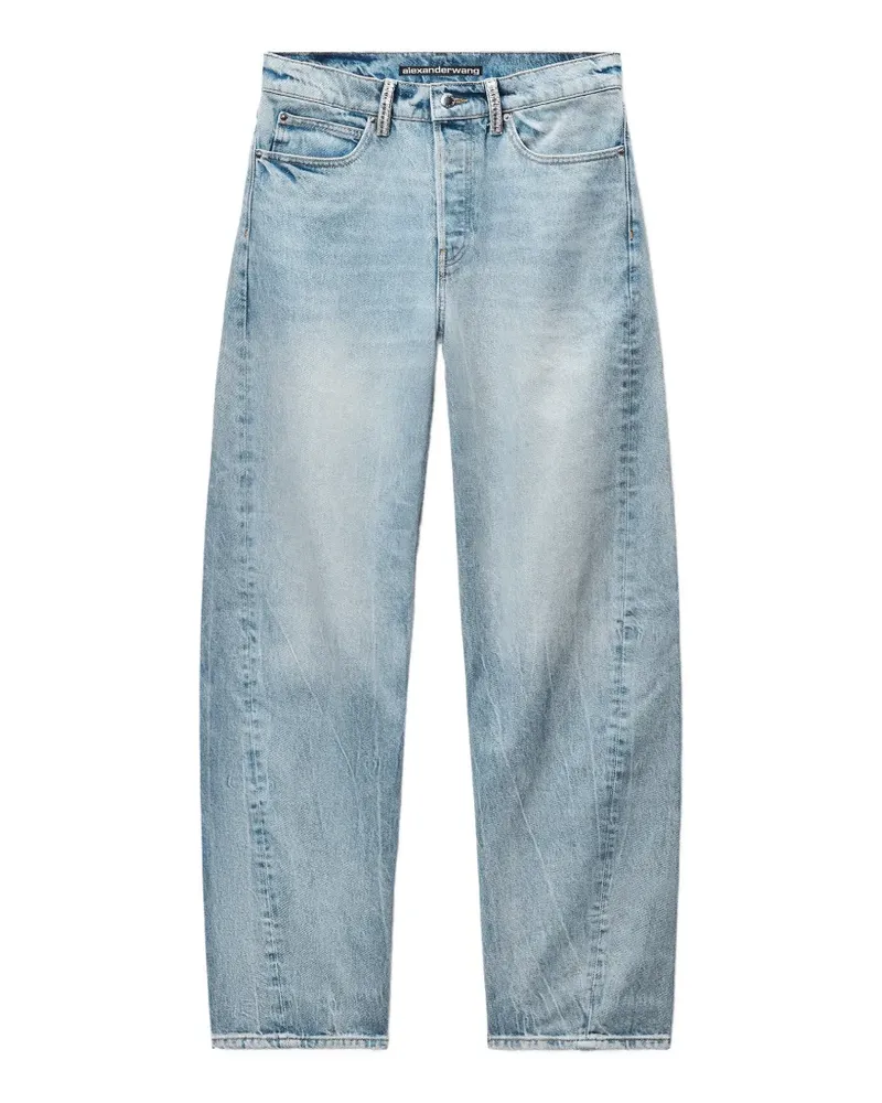 Alexander Wang Float Jeans mit Kristallen - Blau Blau